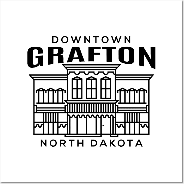 Downtown Grafton ND Wall Art by HalpinDesign